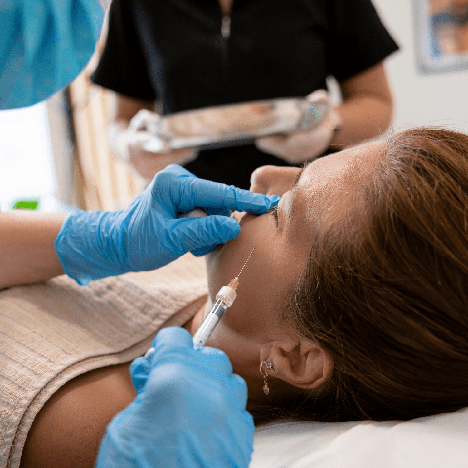 Glutathione brightening injections treatment