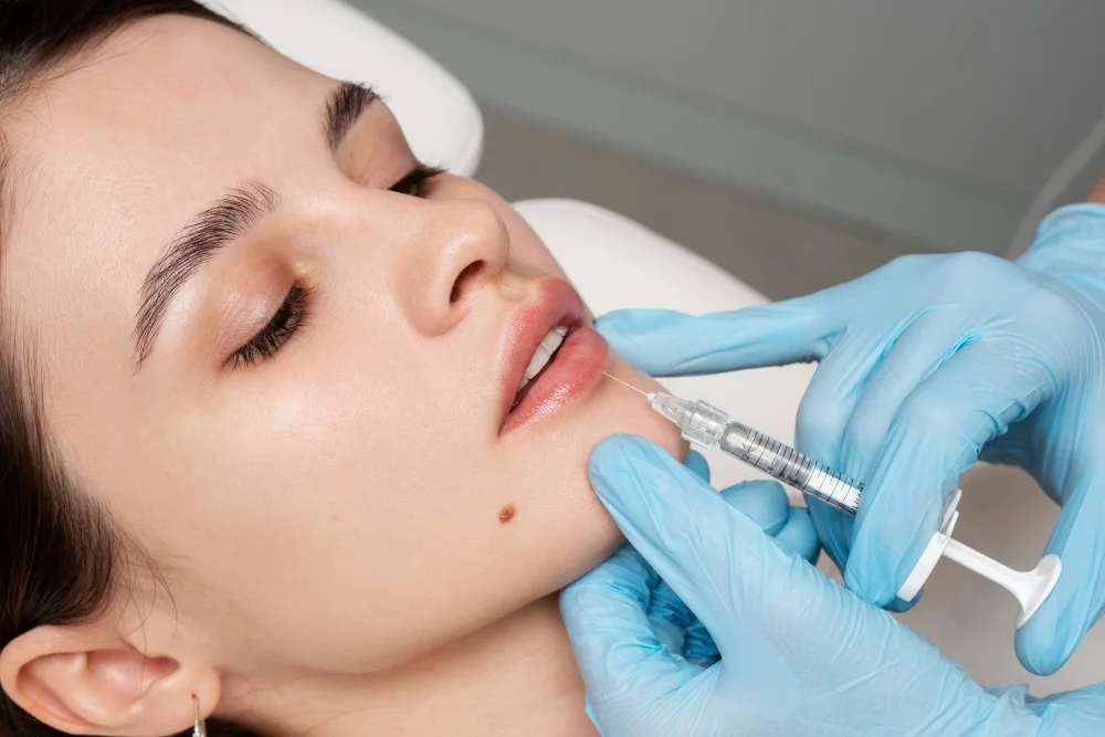 Lip thinning age volume loss