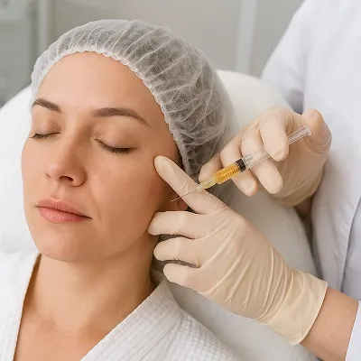 PRF platelet eye rejuvenation treatment
