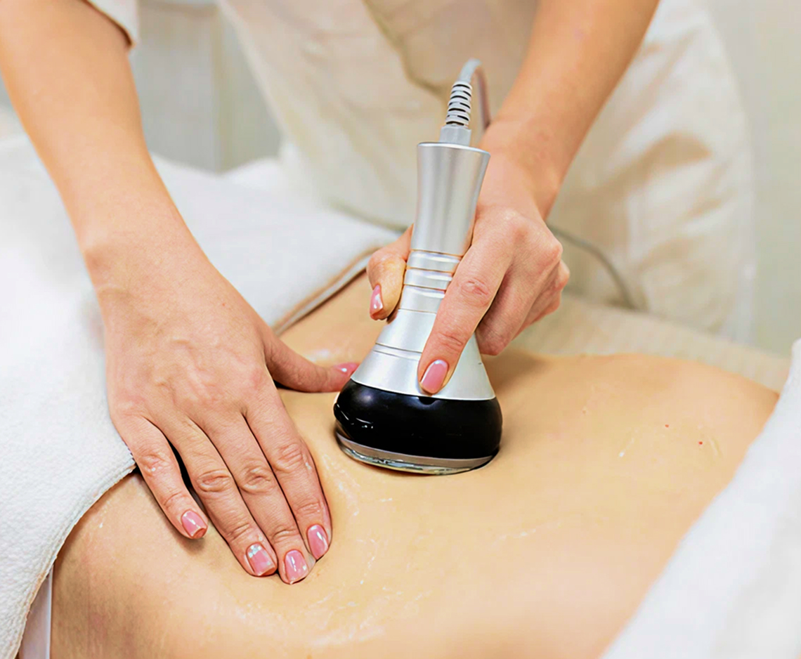 Ultrasound cavitation body contouring